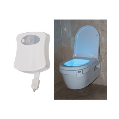 Bright Star LED Toilet Light with Motion and Light Sensor